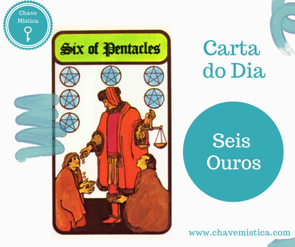 Carta Tarot para 27-05-2024 6 DE OUROS A semana arranca com uma energia que vem restaurar-te o equilíbrio, onde tudo volta ao seu lugar. Pode vir com ganhos nomeadamente monetários, de bens e recursos ou até de mais conhecimento, de tal forma que podes desfrutar disso e ainda repartires com os demais. Ao fazê-lo podes receber admiração e respeito pelos teus atos de benevolência e generosidade da partilha com os outros. Tarólogo Gustavo www.chavemistica.com