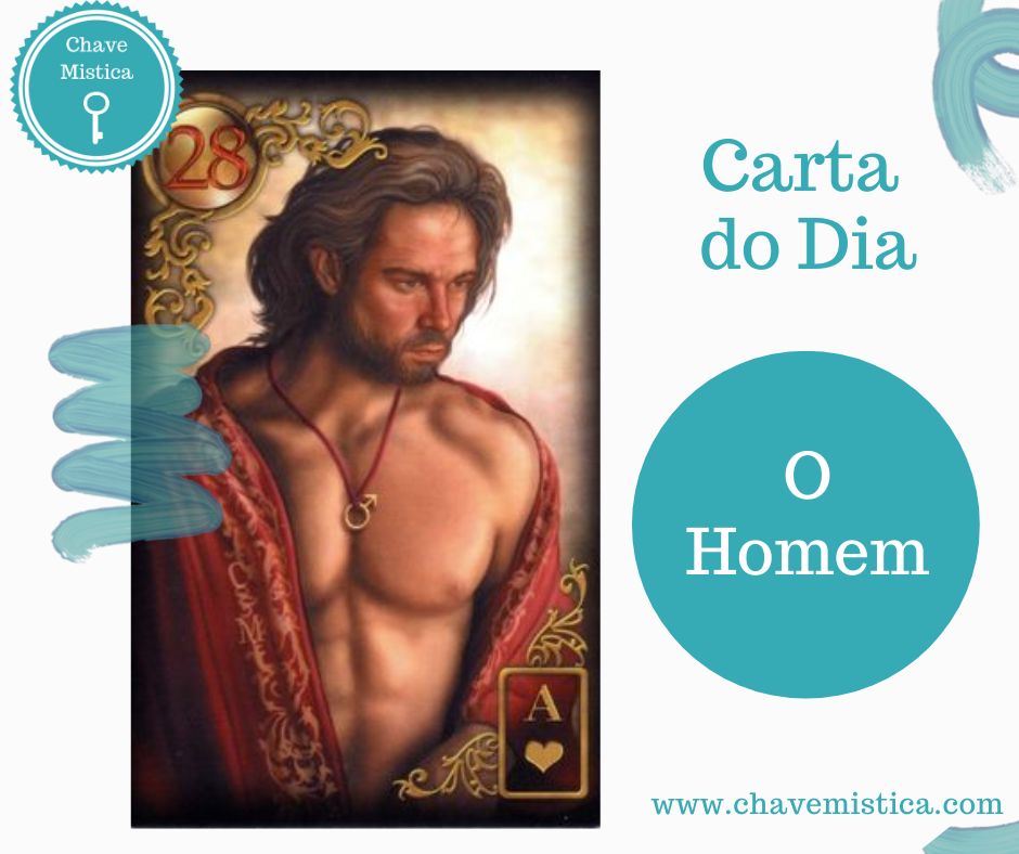 Carta Tarot para 22-06-2024 O Homem A energia desta carta é masculina, o que traz força e vontade para encontrar soluções, concretizar sonhos e conquistas. Para usufruir dessa energia, hoje coloca a razão e a lógica a funcionar perante decisões que tenhas de tomar, deixando as emoções para segundo plano, porém não esquecidas. Tarólogo Gustavo www.chavemistica.com