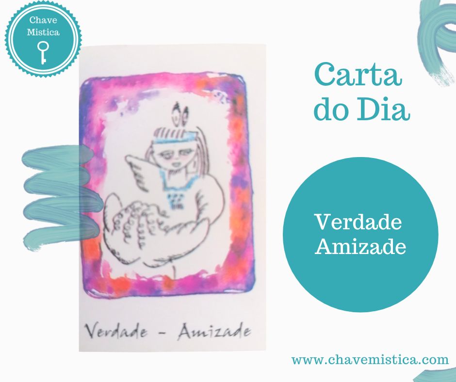 Carta Tarot para 18-07-2024 Verdade – Amizade Já não nos servem os mestres, nem os grandes dogmas, nem os grandes raciocínios científicos. Sabes que a única coisa que realmente te serve é aquilo que ressoa no teu coração, quer tenha sido escrito por alguém, quer tenhas ouvido numa conferência ou simplesmente que tenha surgido do teu interior. É igual, o importante é que aquilo que ressoou dentro de ti, te fez respirar fundo, reflectir profundamente e sentir o leve estremecimento de saber