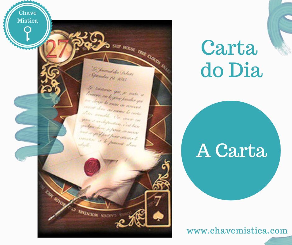 Carta Tarot para 07-08-2024 A Carta Se há algo que precisa ser dito, documentado, hoje é o dia. Ainda que não consiga realizar por completo, mas inicie a ação, assim demonstra ao universo que está em busca de soluções e pode receber insights. Taróloga Aurora www.chavemistica.com