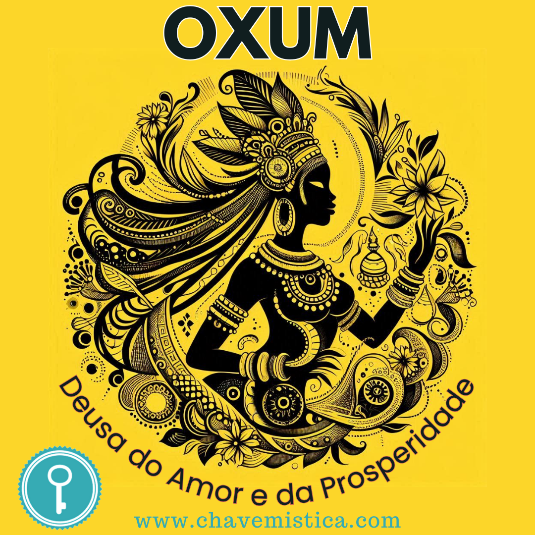 Oxum, a divindade das águas doces, é reverenciada nas tradições do Candomblé e da Umbanda como a Deusa do Amor e da Prosperidade. Sua essência é associada à beleza, à fertilidade e à capacidade de prover abundância e riqueza. Como orixá feminina, ela simboliza a delicadeza e a força da maternidade, protegendo seus devotos com a mesma intensidade com que as águas correm em seus domínios. Este texto procura explorar as múltiplas facetas de Oxum, desvendando os mistérios e a importância dessa figura central na mitologia e na prática religiosa afro-brasileira. Venha conhecer melhor esta orixá no artigo desta semana, no nosso blogue: https://www.chavemistica.com/artigos/ A Equipa Chave Mística www.chavemistica.com