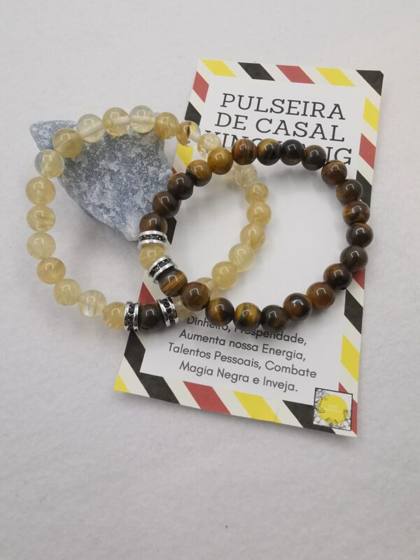 Pulseira de Casal Ying Yang