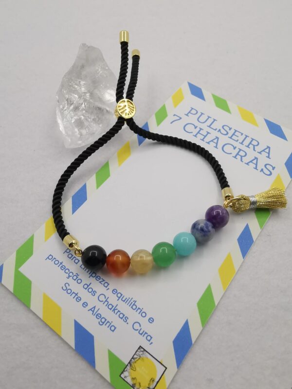 Pulseira 7 Chakras Vassoura de Bruxa