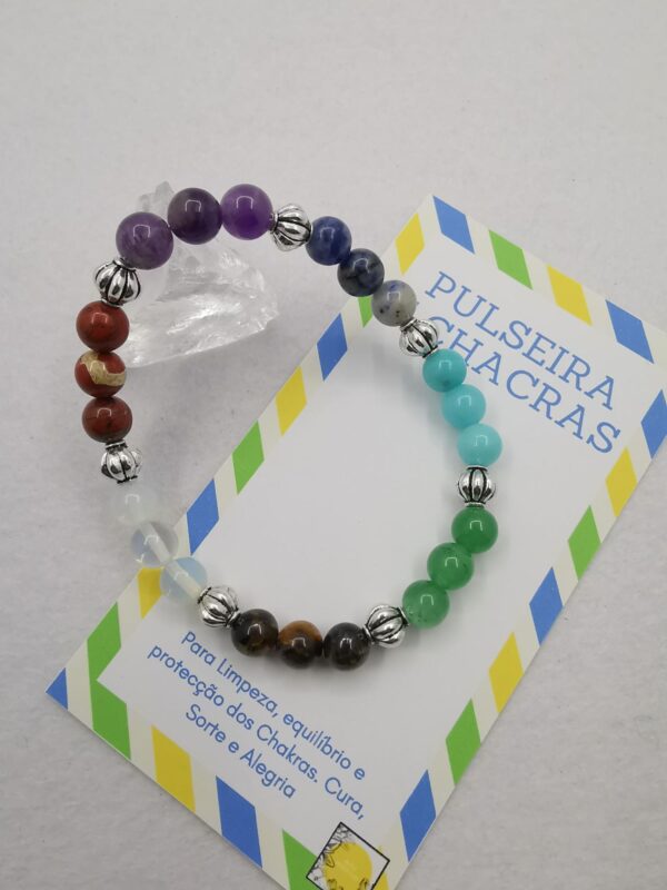 Pulseira Pedras 7 Chakras