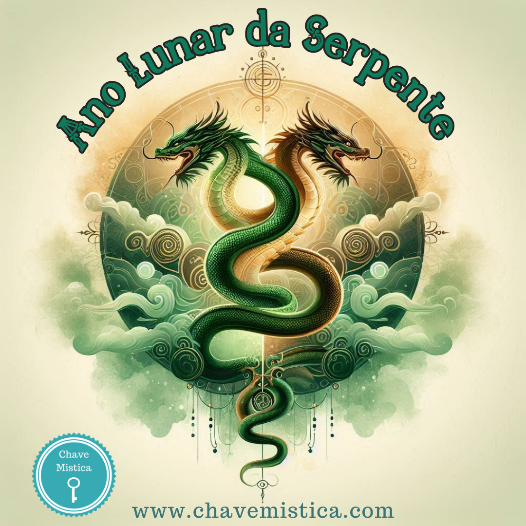 No dia 29 de janeiro, damos as boas-vindas ao Ano Lunar da Serpente, um período regido pelo elemento Madeira e pela polaridade Yin. Este ano convida-nos à reflexão interior, intuição e crescimento, favorecendo mudanças profissionais, prosperidade e uma maior conexão com a nossa missão de vida. Queres saber como este ano pode influenciar-te e como tirar o melhor proveito das suas energias? Lê o artigo completo no blog! 🔮👇 📖 https://www.chavemistica.com/artigos/ A Equipa Chave Mística www.chavemistica.com