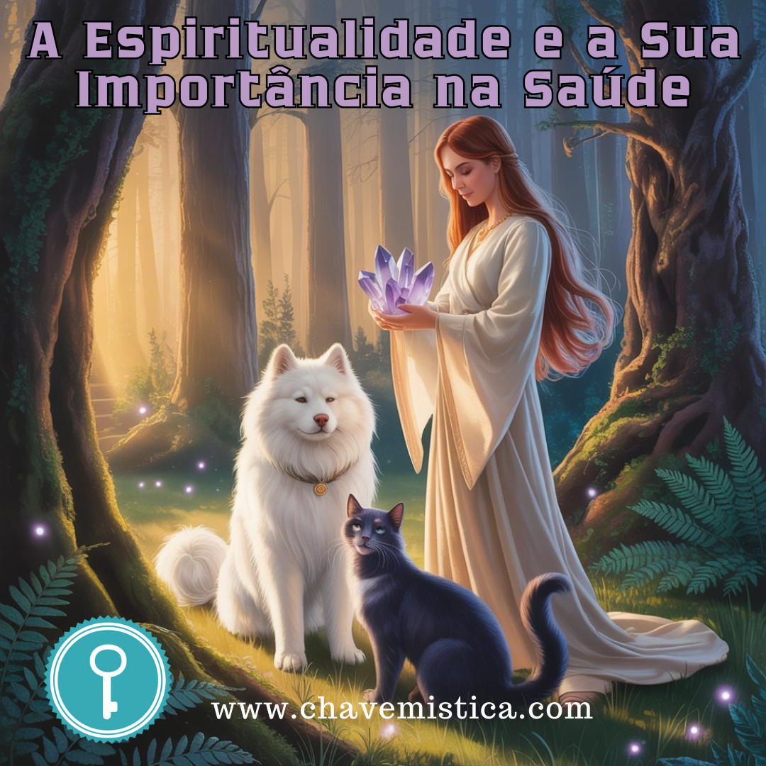 ✨ A Espiritualidade pode transformar a tua saúde e a dos teus animais! ✨ Sabias que práticas espirituais podem ajudar na recuperação de doenças, reduzir o stress e aumentar a tua felicidade? 🌈 No nosso novo artigo do blogue, falamos sobre a importância da espiritualidade no bem-estar físico, mental e emocional — tanto nos humanos como nos animais. Lê tudo no nosso blogue e partilha com quem precisa de um pouco mais de luz na vida! 🌟 🌀 Lê agora: https://www.chavemistica.com/artigos/ 📌 Guarda, comenta e partilha com quem acredita no poder da energia espiritual! #EspiritualidadeNaSaude #SaudeHolistica #BemEstarEspiritual #TerapiasAlternativas #CuraNatural #DespertarInterior #TerapiasParaAnimais