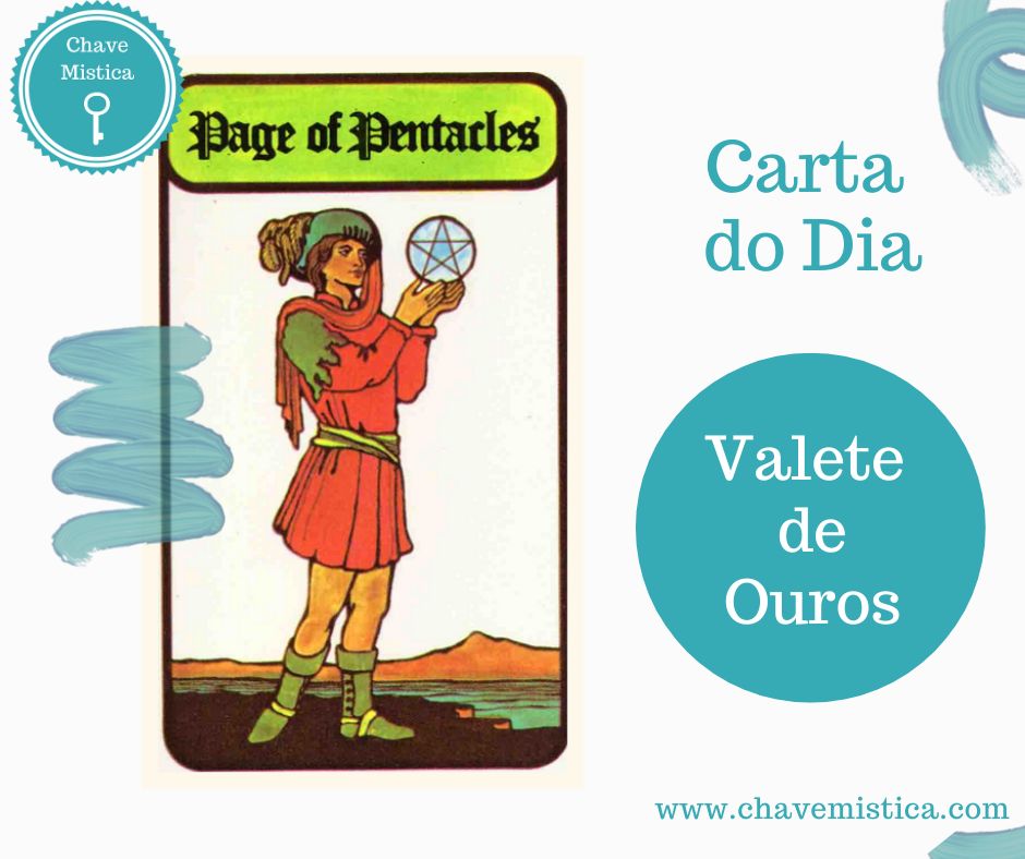 Carta Tarot para 22-06-2025 Pajem de Ouros Esta carta convida à aprendizagem e ao início de novos projetos práticos. Está aberto a novas ideias e a oportunidades, especialmente no âmbito material. O potencial de crescimento e de descoberta estará em alta hoje e mais facilmente ao teu alcance. Para isso, sê curioso e explora o que te rodeia. Tarólogo Gustavo www.chavemistica.com