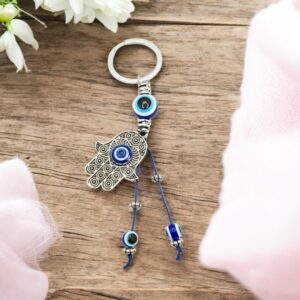 Porta Chaves Olho Turco Mão