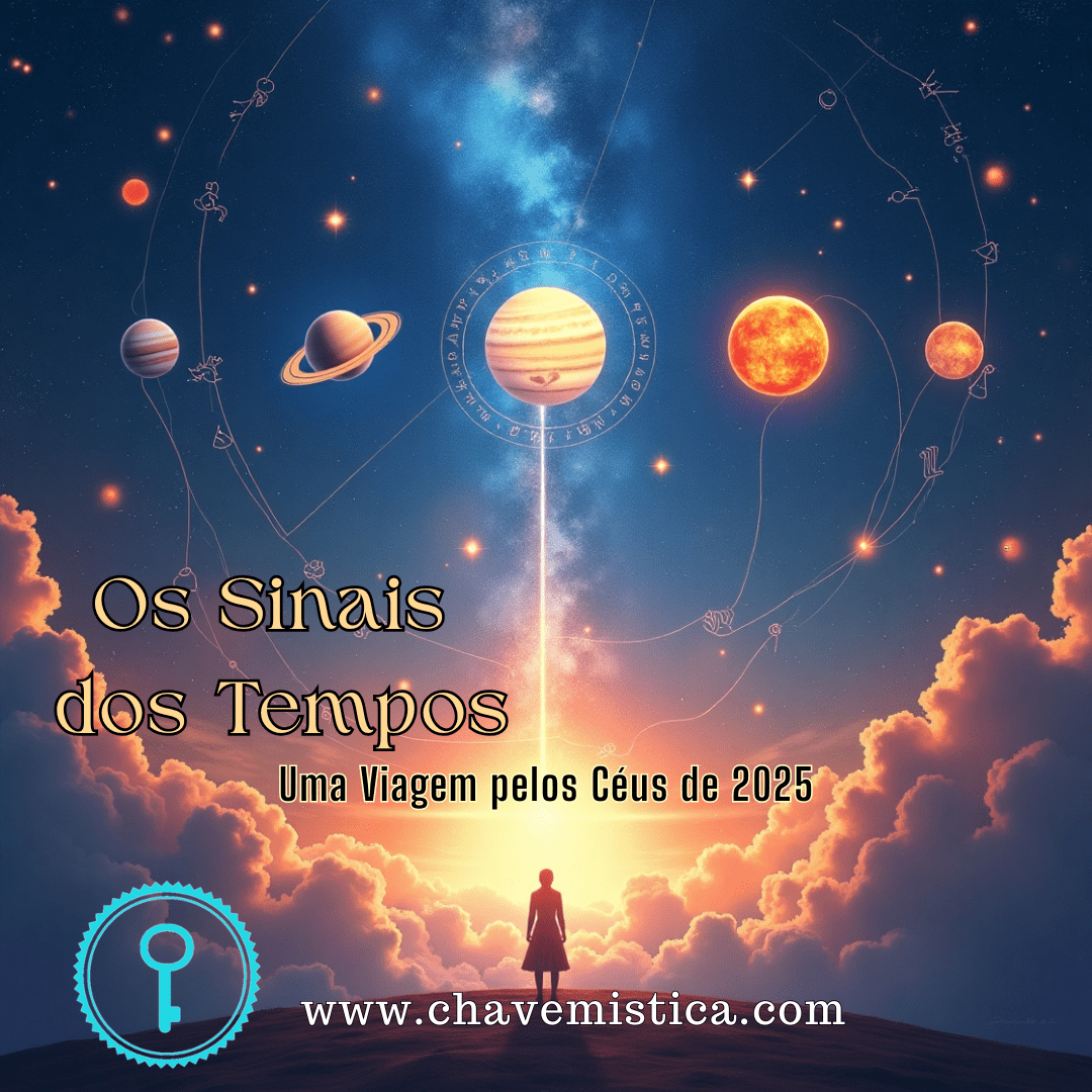 🌟 Os Sinais dos Tempos: Uma Viagem pelos Céus de 2025 🌟 Estamos a viver um ano de grandes mudanças cósmicas! ✨ Júpiter, Saturno, Úrano, Neptuno e Plutão estão a traçar novos caminhos nos céus — e tu podes alinhar-te com essas energias para crescer, transformar-te e evoluir. 🔮💫 Descobre no nosso novo artigo como estes trânsitos astrológicos vão impactar a sociedade, o mundo... e a tua própria vida. 📖 Lê o artigo completo em: 👉 www.chavemistica.com/artigos 💬 Sentes que algo está a mudar dentro de ti? Não é por acaso… 🌌 Marca uma consulta e compreende como estas energias influenciam o teu mapa astral. ✨ Com carinho, Gustavo – Astrólogo e Tarólogo 🔑 A Equipa Chave Mística