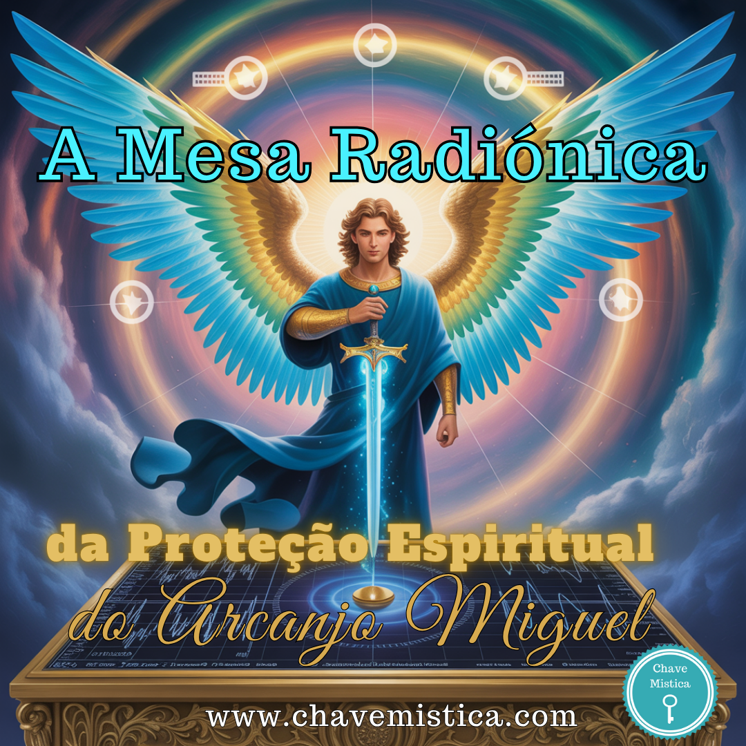 🔵 Precisas de proteção espiritual? Já ouviste falar da Mesa Radiónica do Arcanjo Miguel? Uma ferramenta poderosa de cura energética que atua no campo espiritual, emocional, mental e energético, trazendo proteção, limpeza, libertação de bloqueios e crescimento pessoal – com a força divina do Arcanjo Miguel! ✨ Pode ser feita à distância ✨ Inclui relatório completo ✨ Indicada para qualquer pessoa Descobre tudo sobre esta mesa sagrada no nosso blogue 👇 📖 Lê o artigo completo aqui https://www.chavemistica.com/artigos 🪽 Que o raio azul do Arcanjo Miguel ilumine o teu caminho! #ChaveMística #TarólogaIndia