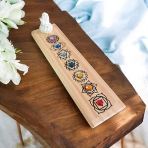 Incensário Madeira 7 Chakras