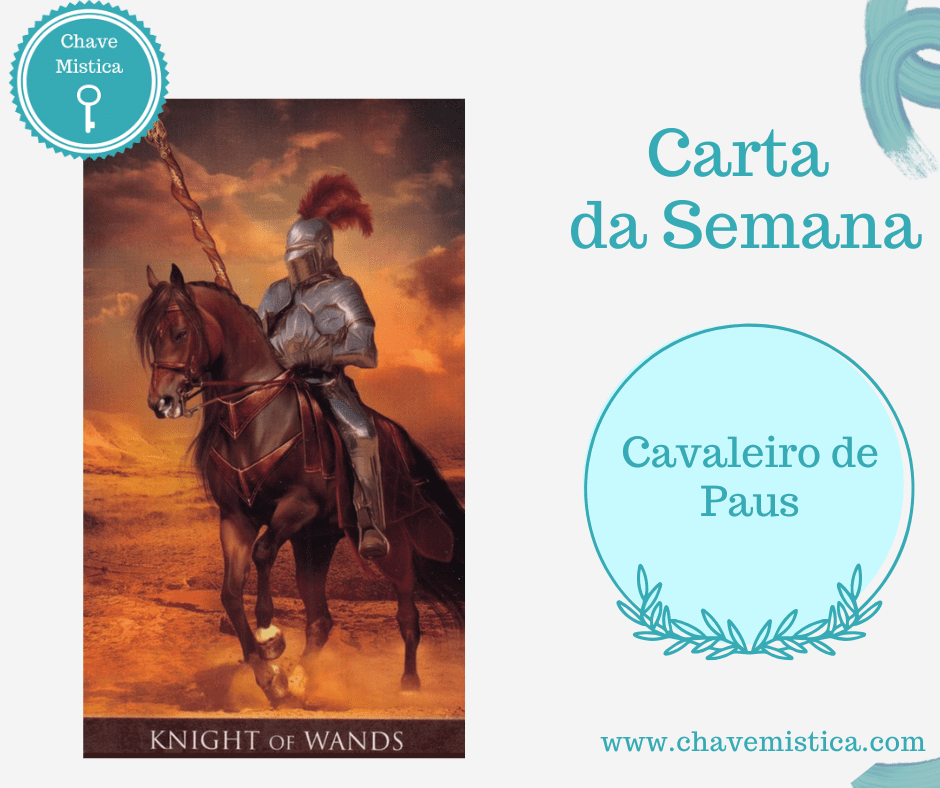 Carta da Semana - de 22 a 28 de Setembro de 2025 Cavaleiro de Paus Esta semana conte com sucesso e conquistas de objetivos, desde que coloque o seu empenho ao serviço dos mesmos. Foque-se e faça acontecer. O lado menos bom é que poderá ter menos disponibilidade para os outros e sentir-se mais sozinho. Tarólogo Fábio A Equipa Chave Mística www.chavemistica.com #tarot #cartomancia #astrologia #cartadodia